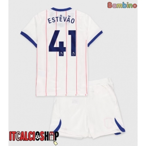 Chelsea Estevao Willian #41 Terza Maglia Bambino 2026-27 Manica Corta (+ Pantaloni corti)